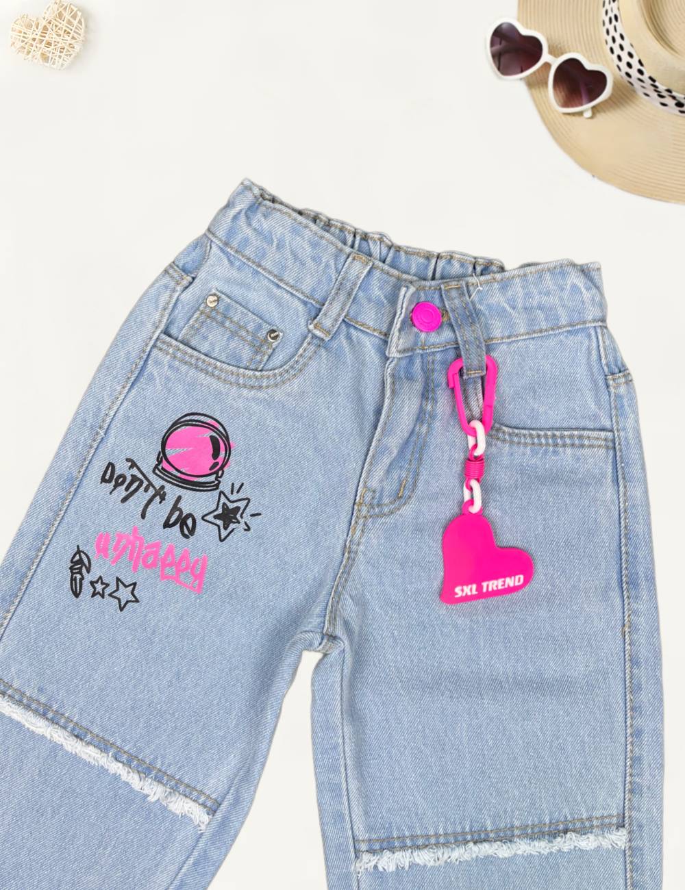 Girls Straight Fit Jeans [GJ-905] (1-12Years)