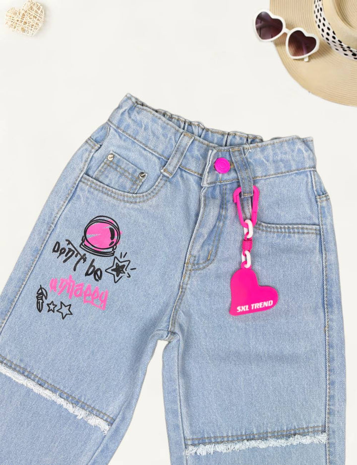 Girls Straight Fit Jeans [GJ-905] (1-12Years)