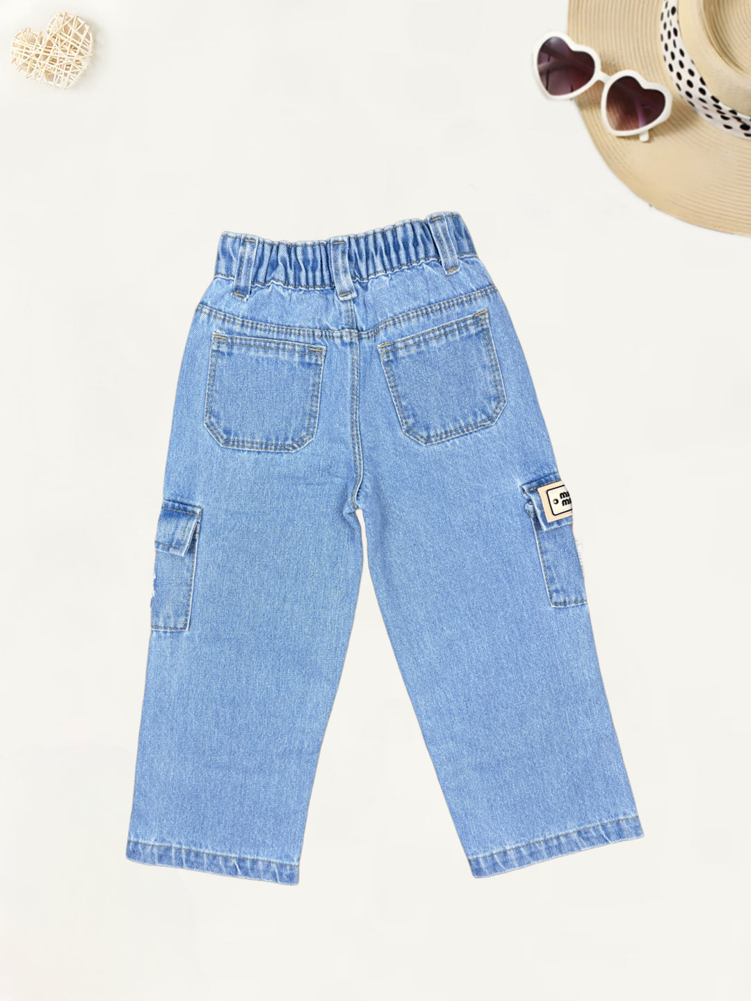 Girls Straight Fit Jeans [GJ-893] (1-12Years)