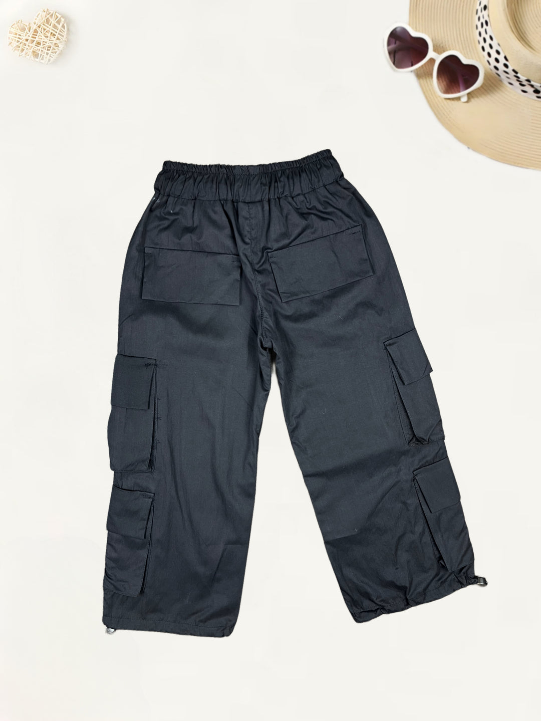 Girls 8 Pocket Parachute Pant [GJ-994] (4-12Years)