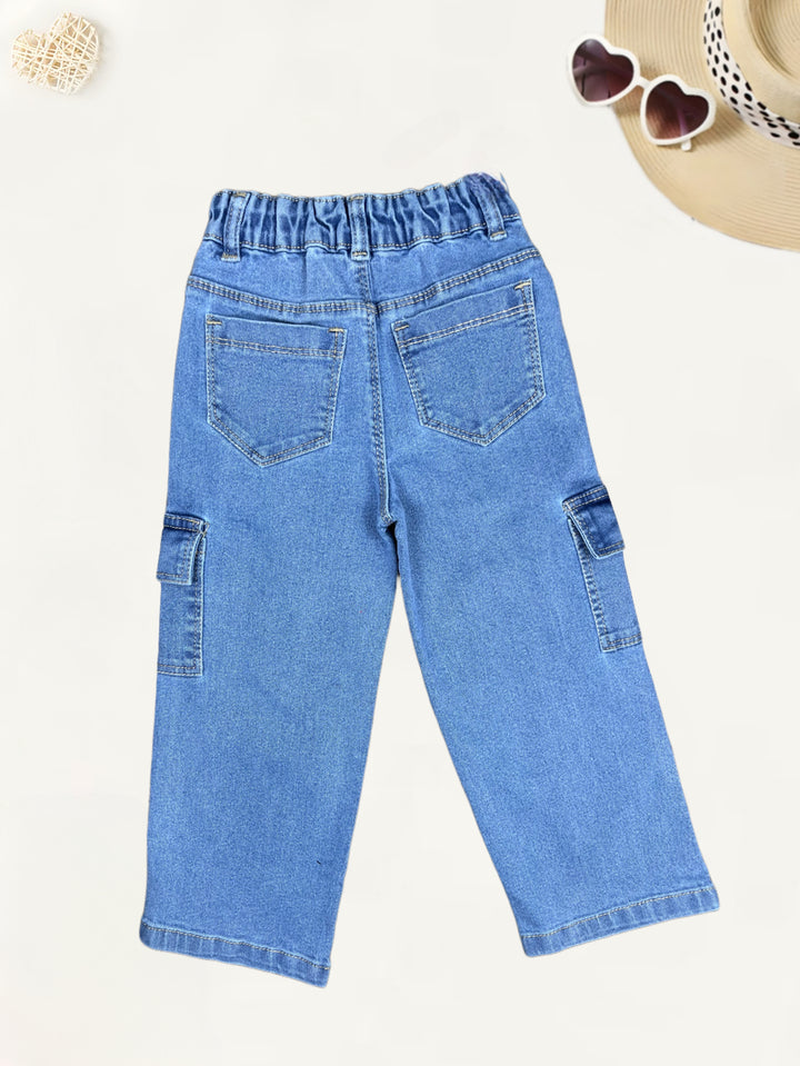 Girls Straight Fit Jeans [GJ-955] (1-12Years)