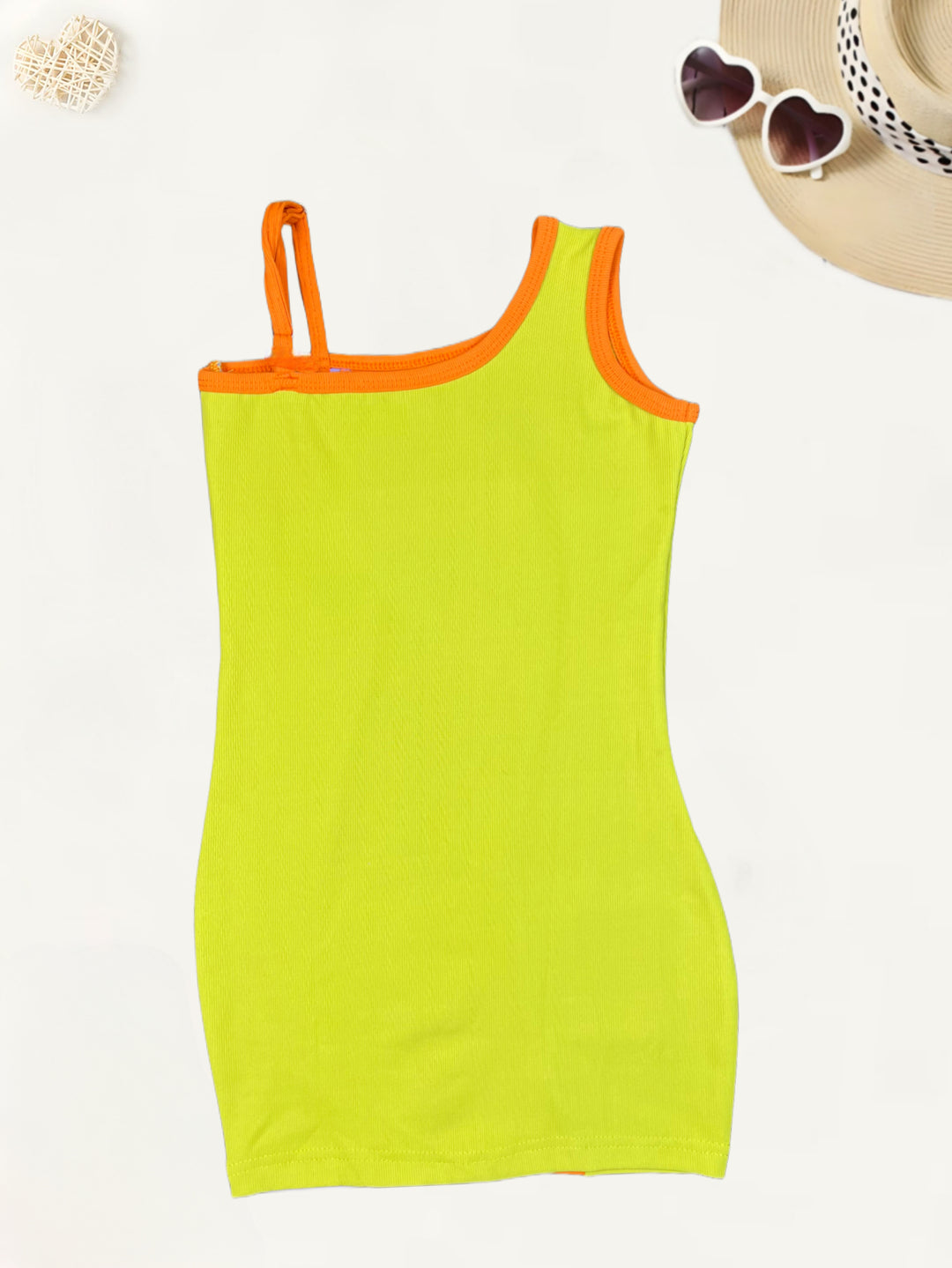 Girls One Shoulder One-Piece Dress [GD-790] (2-10Years)