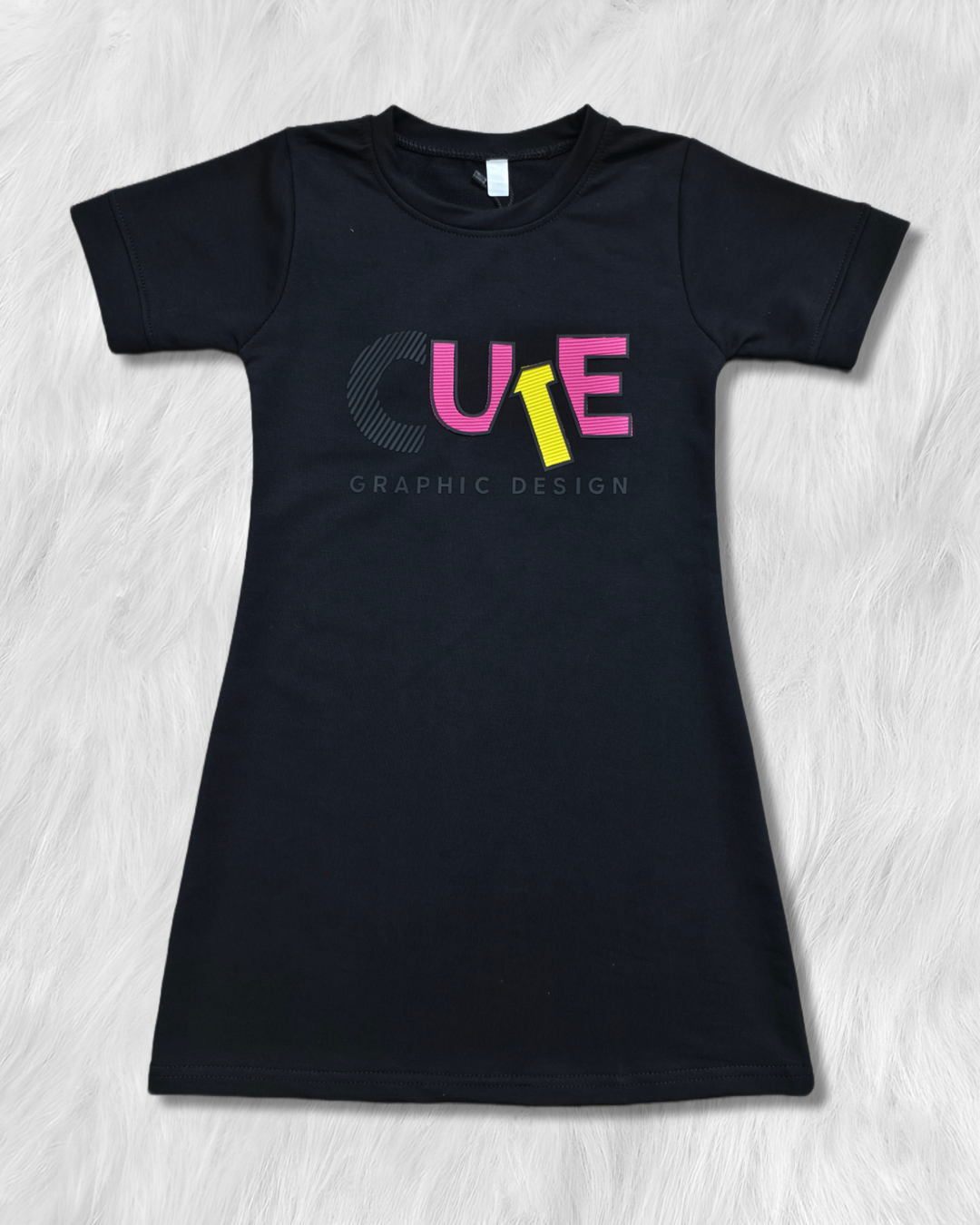 Girls Black Imported Dress [GD-4554] (4-12 Years)