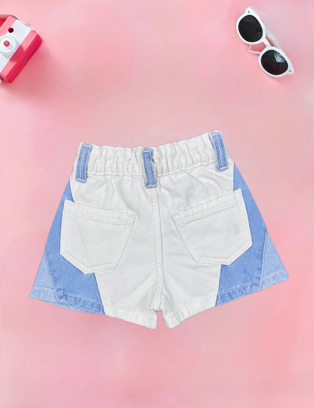 Girls Funky Demin Shorts [GS-982] [9M-12Years]