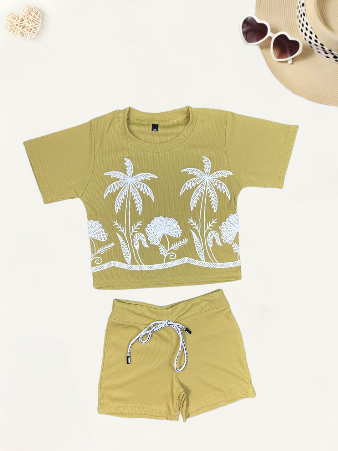 Girl's Causal Shorts Co-Ord  Set [GCS-7661] (4-12 Years)