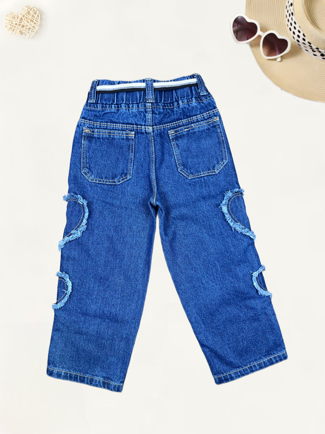 Girls Straight Fit Jeans [GJ-970] (1-12Years)