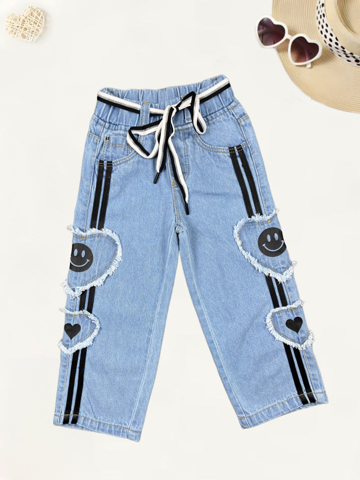 Girls Straight Fit Jeans[GJ-986] (1-12Years)
