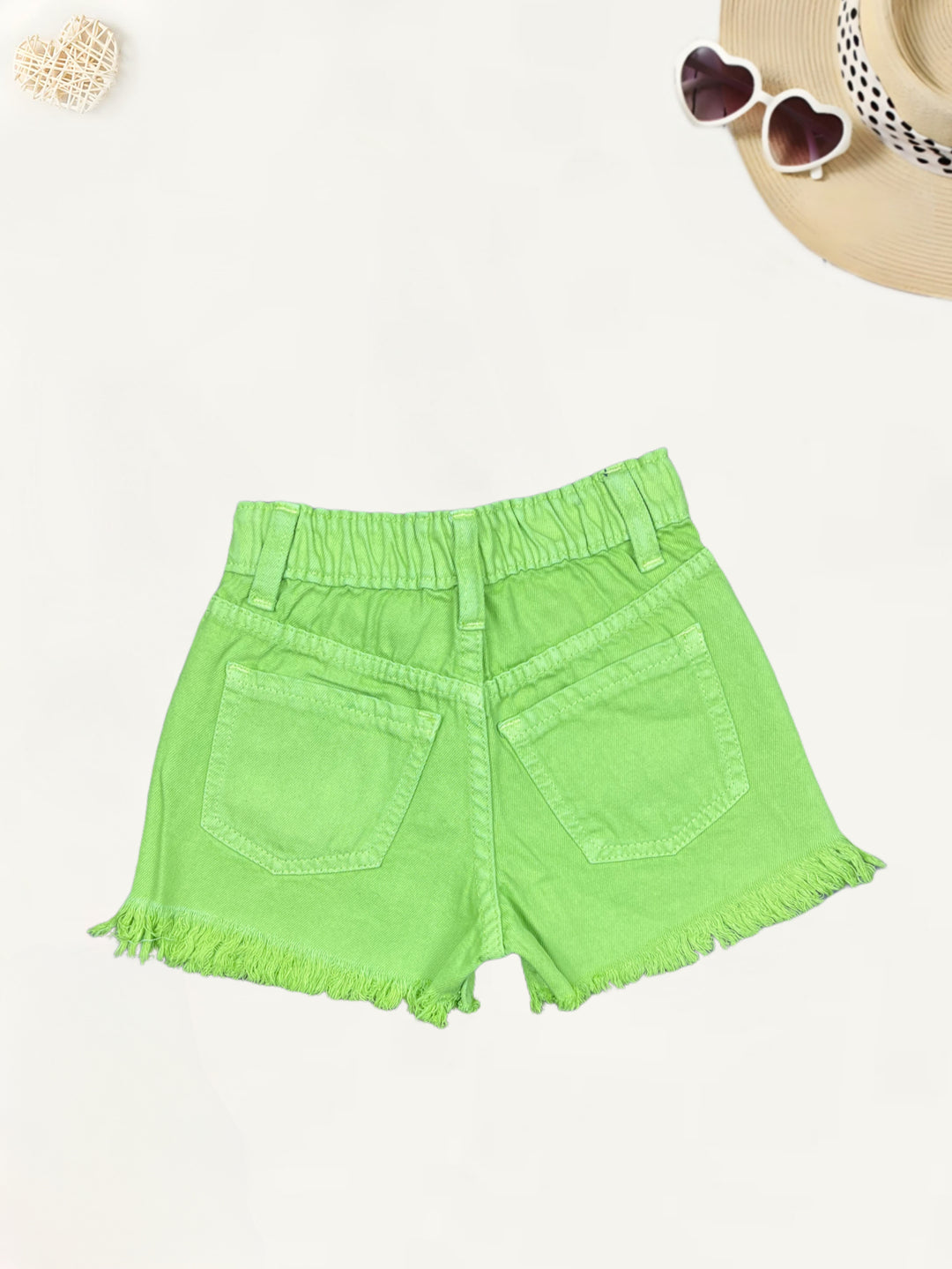 Girls Denim Shorts [GS-953] [4-12Years]