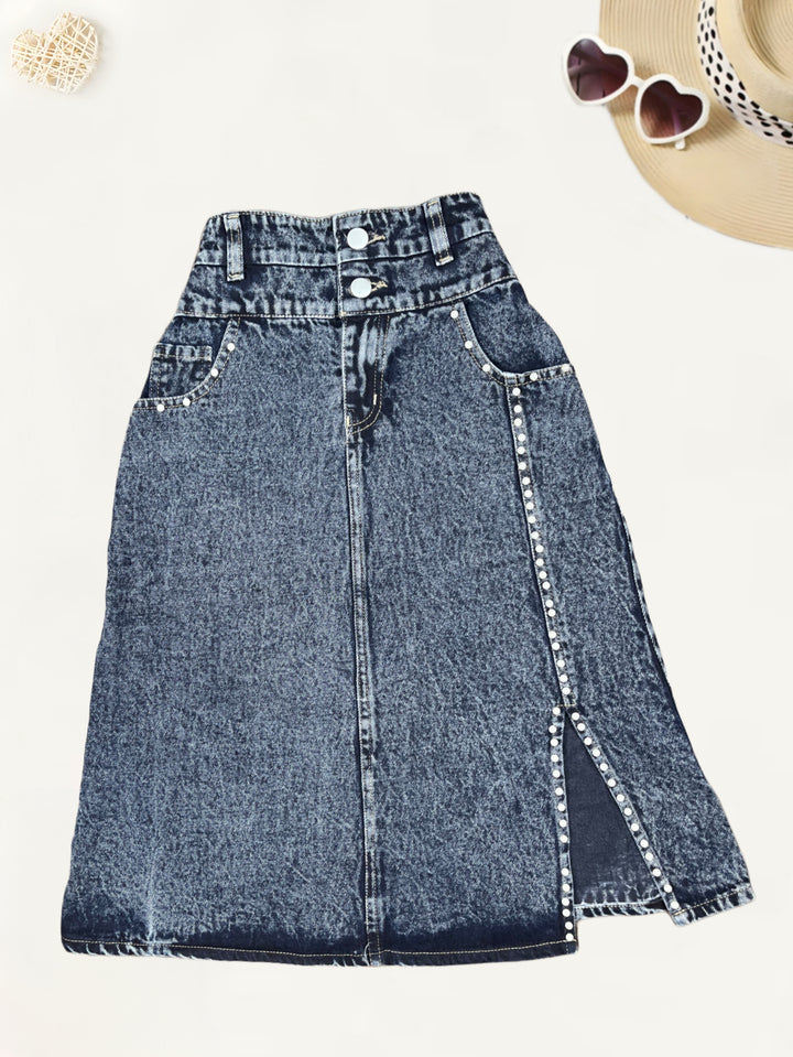 Girls Denim Skirt  [GS-970] [4-12Years]