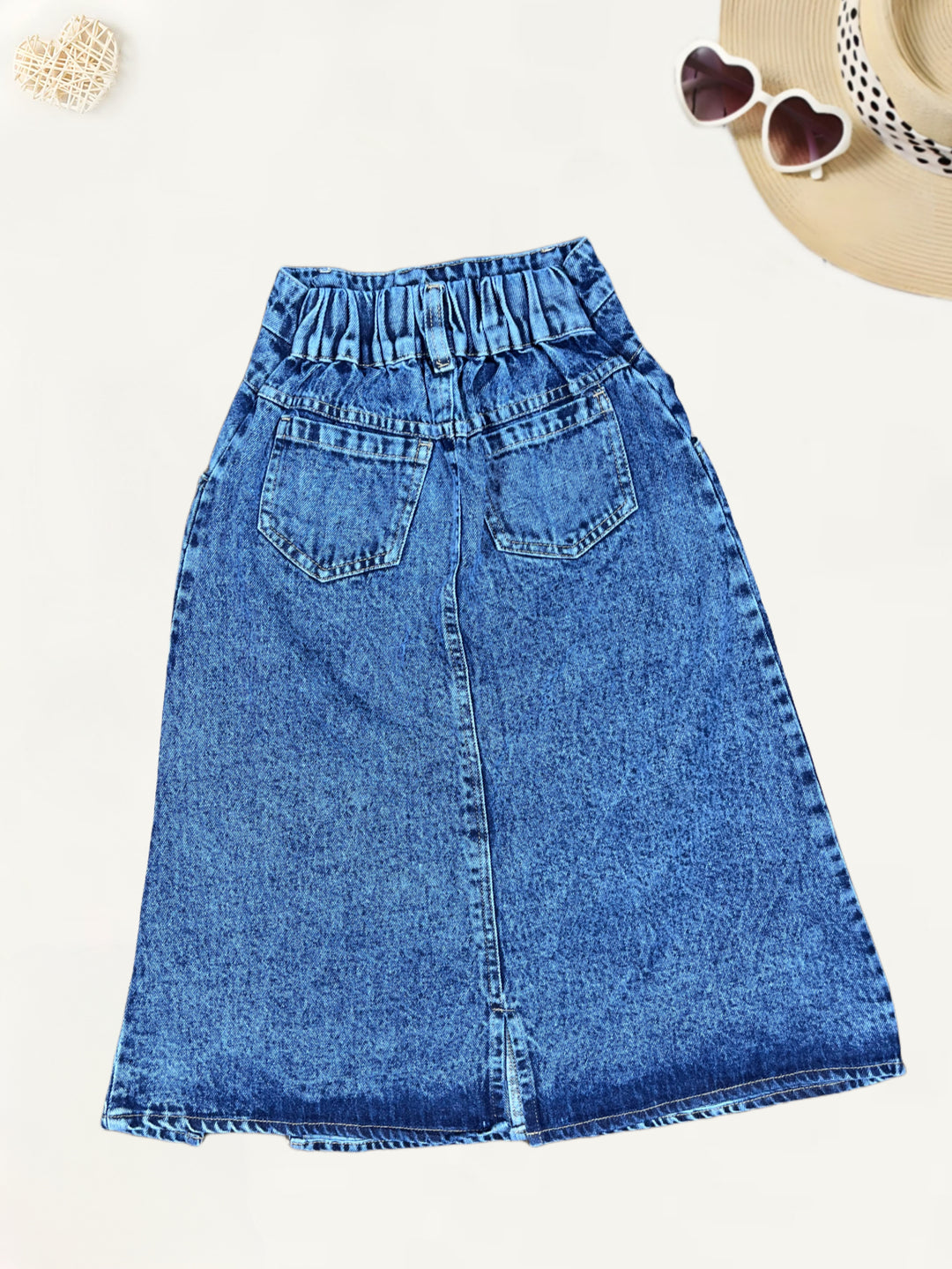 Girls Denim Skirt  [GS-929] [4-12Years]