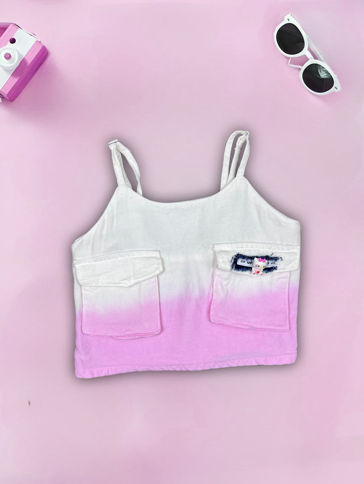 Girls Spaghetti Top [GT-693] [1-7Years]