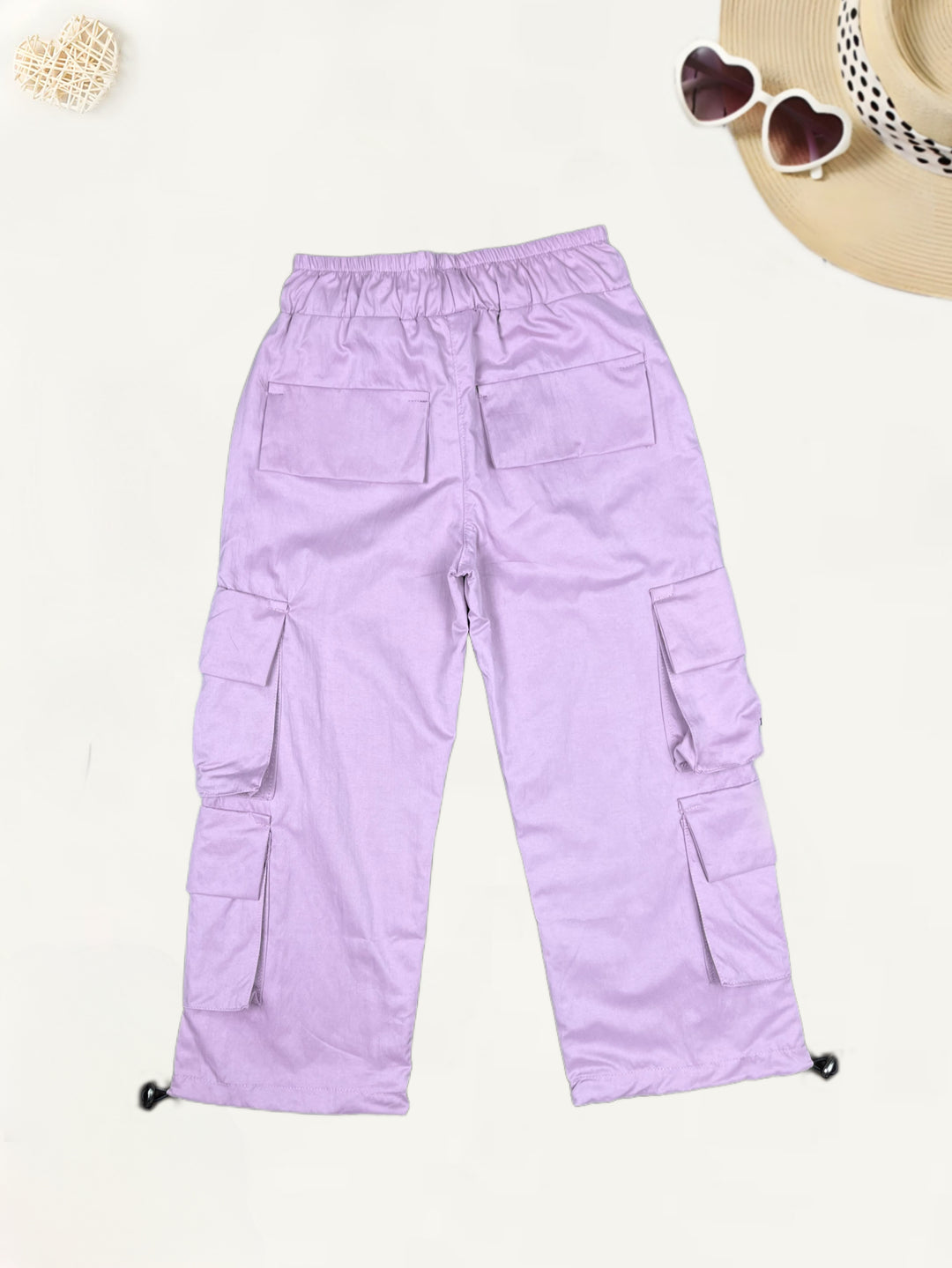 Girls 8 Pocket Parachute Pant [GJ-838] (4-12Years)