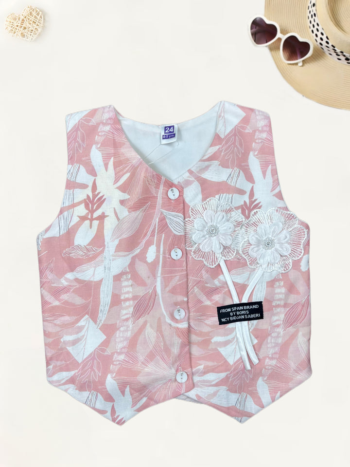 Girl's Cotton Co-Ord Set [GCS-7569] (4-12 Years)