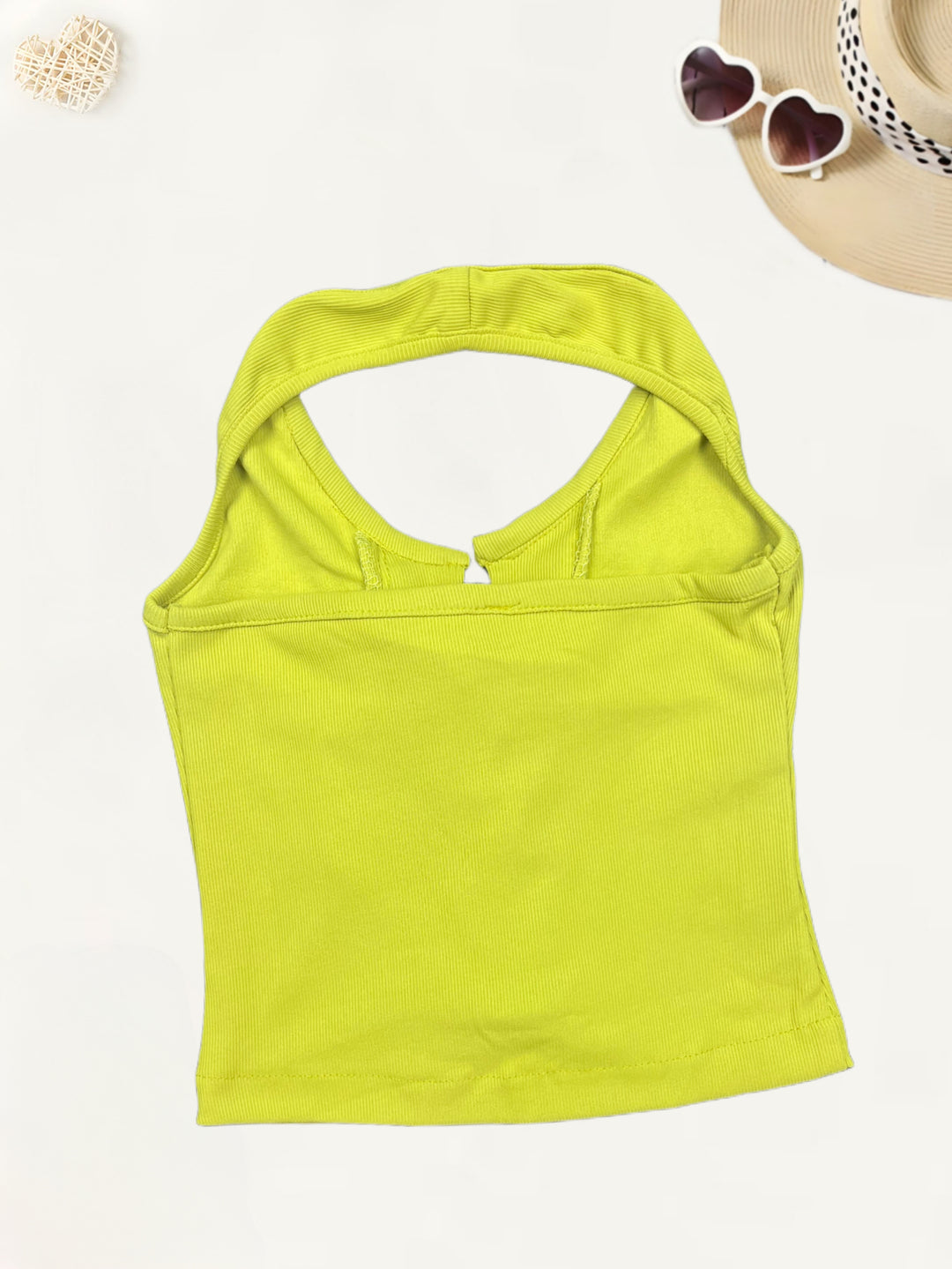 Girl Halter Neck Mustard Yellow Top [GT-613]  (3-11 Years)