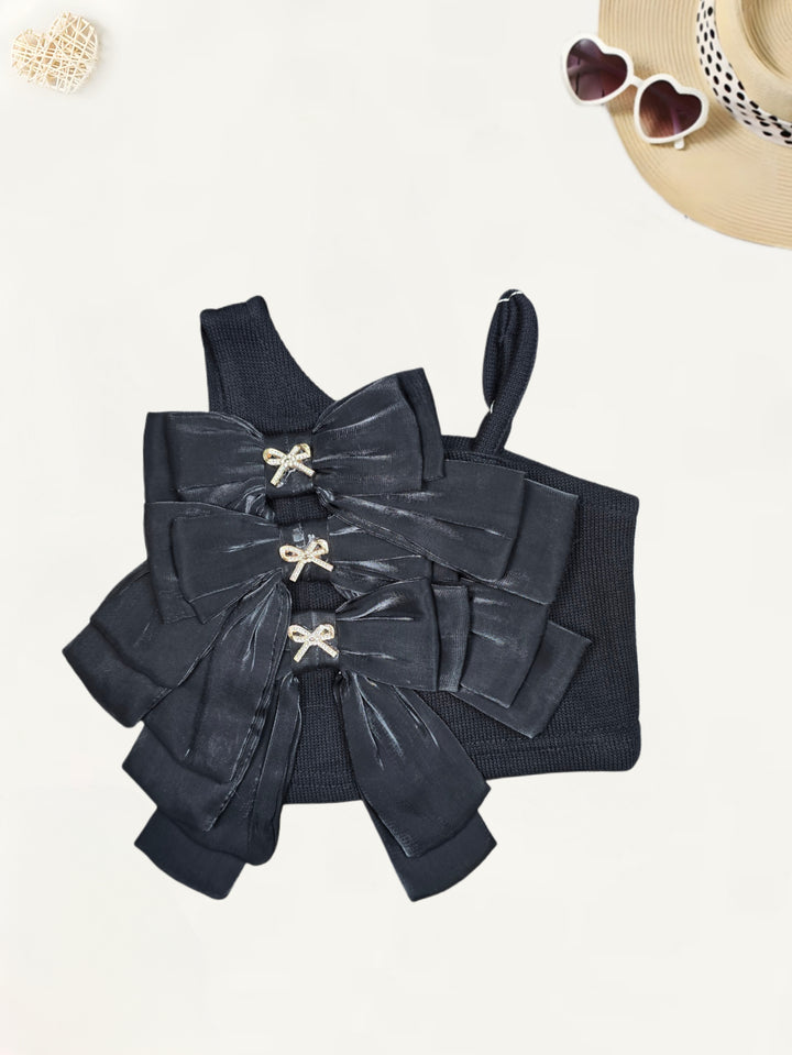 Girls Imported Designer Black top[GT-756] [1-13 Year]