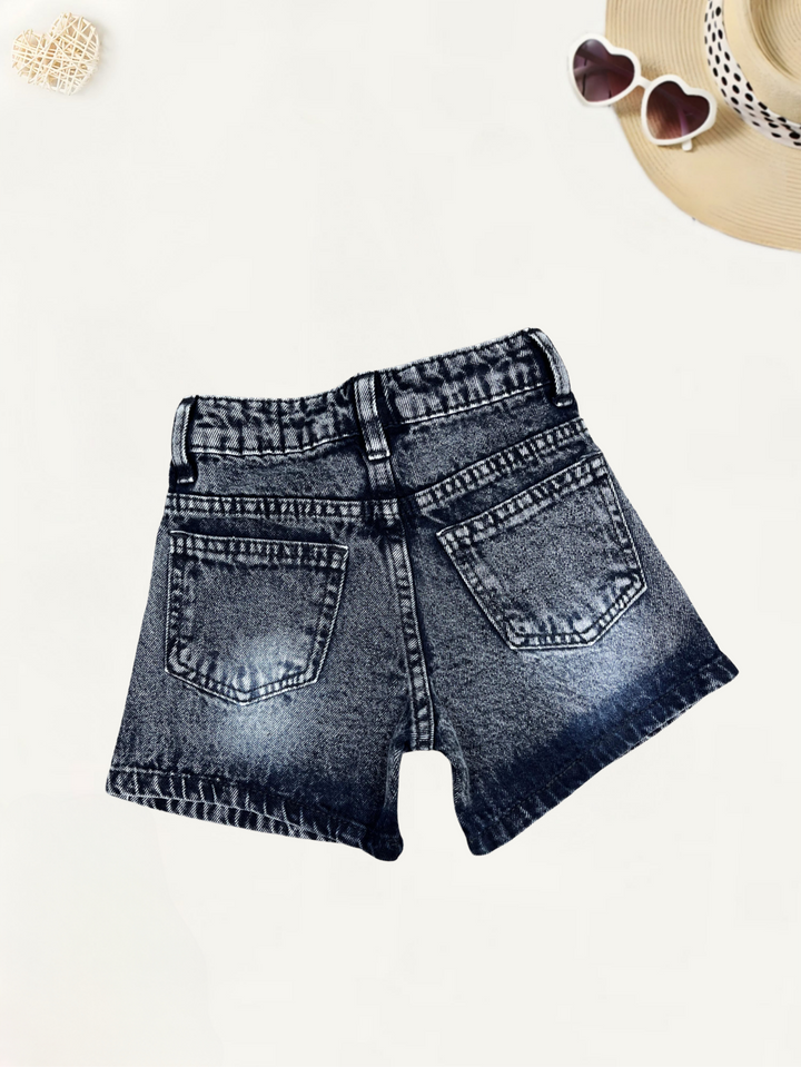 Girls Imported Denim Shorts [GS-931] [1-6Years]