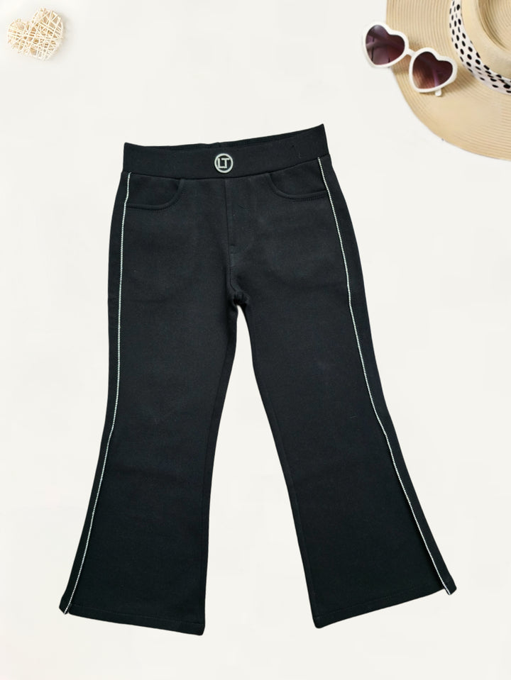 Girls Side Slit Bell Bottom Jeans[GJ-922] (5-14Years)