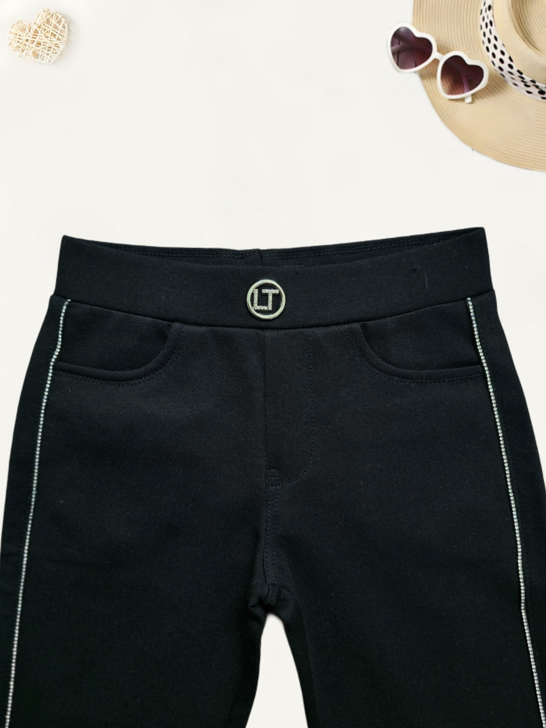 Girls Side Slit Bell Bottom Jeans[GJ-922] (5-14Years)