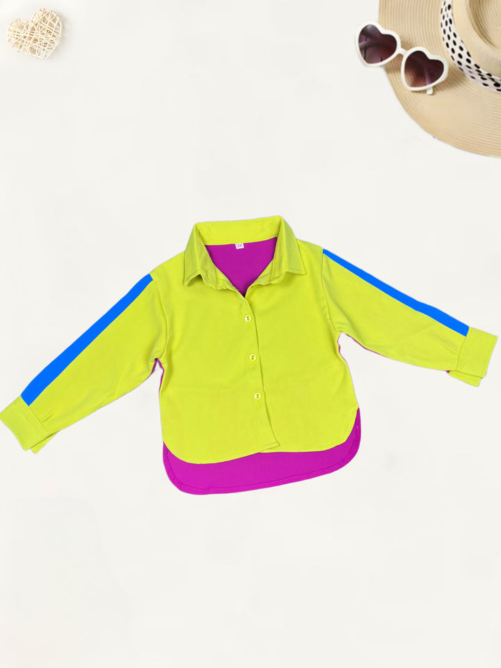 Girl's 3 Piece Imported Co-Ord Set  [GCS-7439] (4-12 Years)