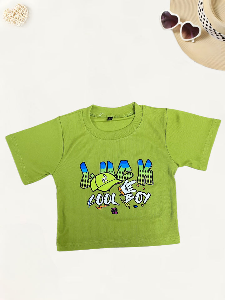 Girls Over Size T-Shirt With Back Print [GT-595] [ 4-12 Years ]