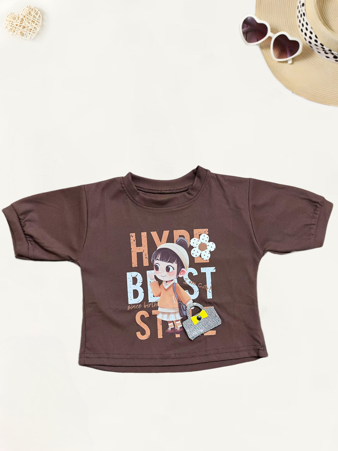 Girl's Brown Co-Ord Set  [GCS-7311] (4-12 Years)