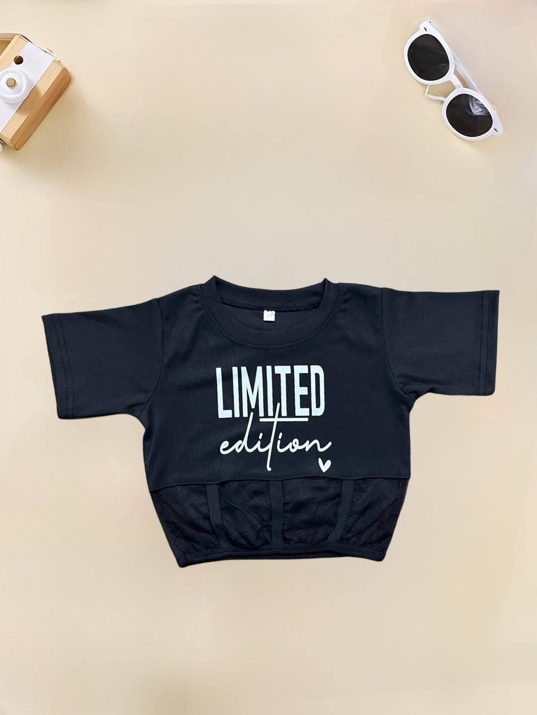 Girl's Black Funky Co-Ord Set [GCS-7255](4-12 Years)
