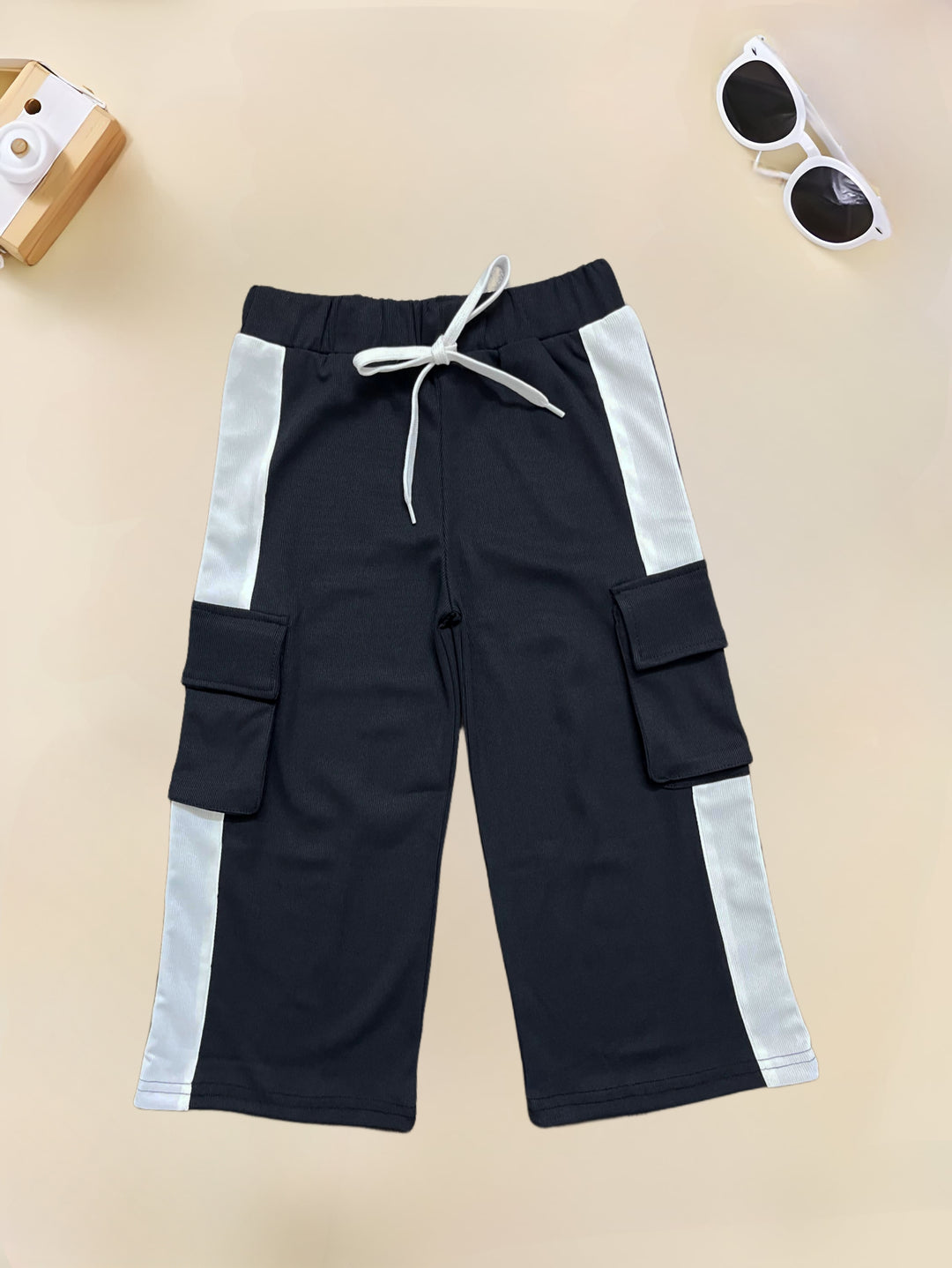 Girl's Black Funky Co-Ord Set [GCS-7255](4-12 Years)