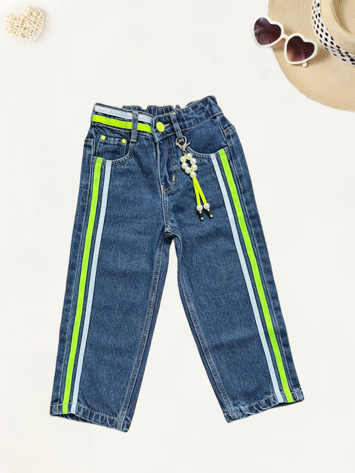 Girls Funky Straight Fit Jeans[GJ-945] (1-12Years)