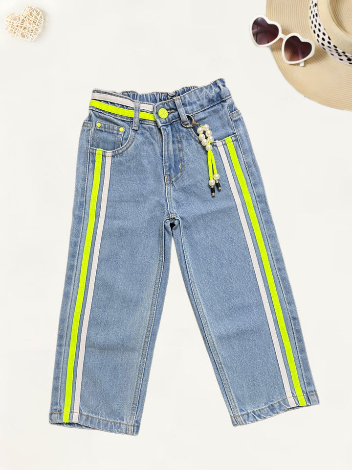 Girls Funky Straight Fit Jeans[GJ-940] (1-12Years)