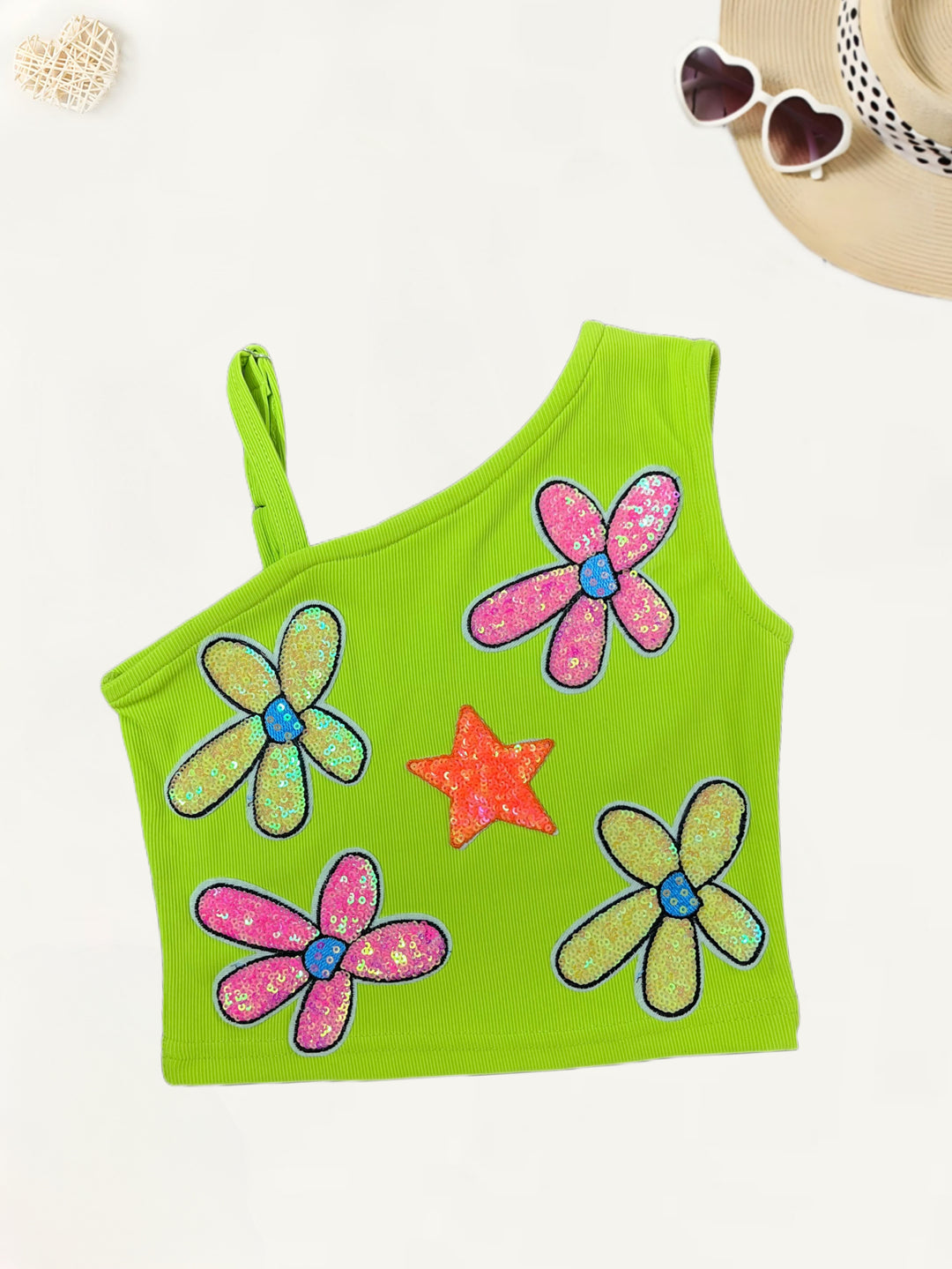 Girls  One-Shoulder Partywear Top [GT-307] [4-12 Year]