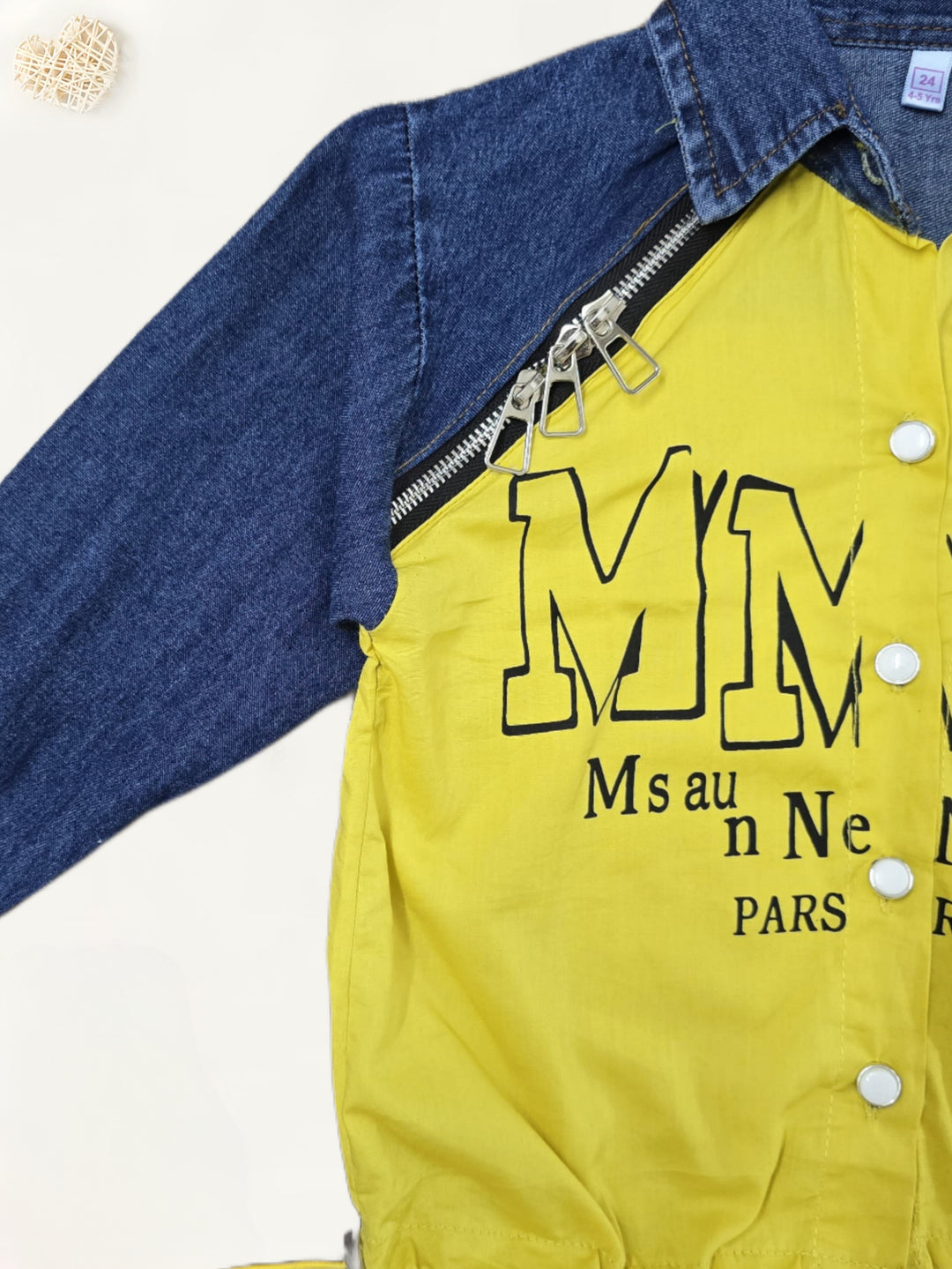 Girls Fancy Designer Mustard Yellow Shirt [GT-433] [4-12 Years]