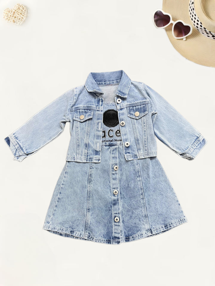 Girls Denim One-Piece [GD-6996] (9M - 3Years)