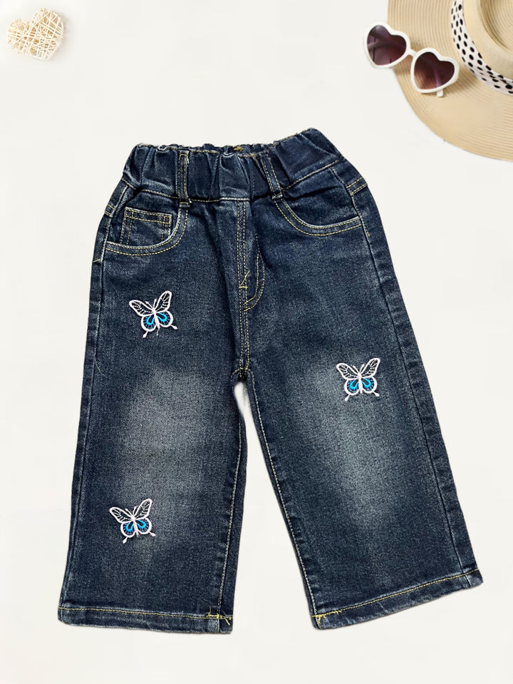Girls Designer Wide Leg Jeans [GJ-935] (2 -6 Years)