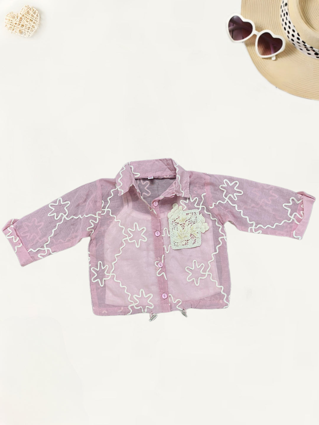 Girls Embroidered Party Wear 2 Peice Top [GT-145] [4-12 year]