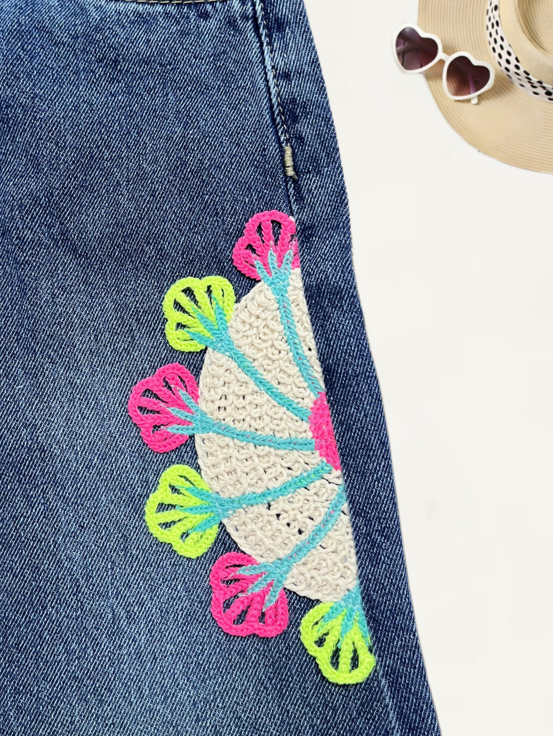 Girls Designer Straight Fit Jeans[GJ-980] (Only Jeans) (4-12Years)