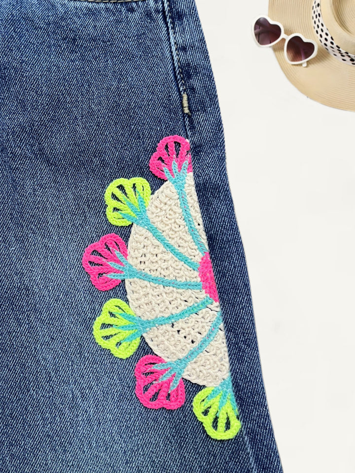 Girls Designer Straight Fit Jeans[GJ-980] (Only Jeans) (4-12Years)
