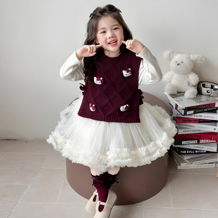 Girls Imported Partywear Frock [GF-6498] (2 - 7Years)