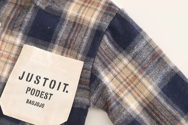 Boys Imported 3 Piece Checked Co-Ord Set [BT-6255] [1 - 5Years]