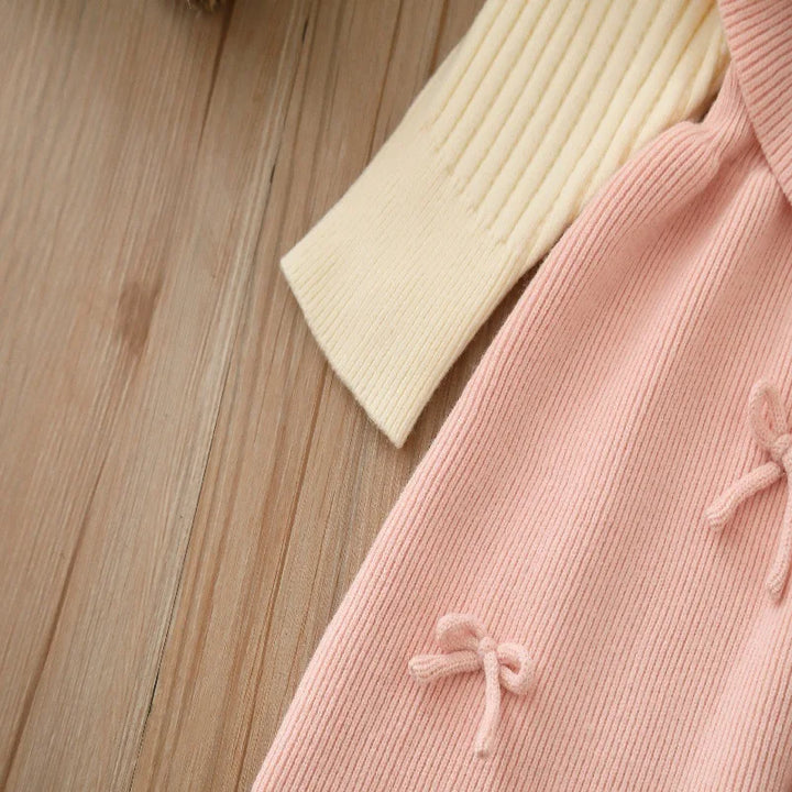 Girls Korean Knitted Winter Dress [GF-6347] (1 - 6Years)