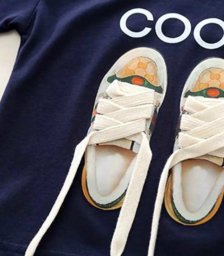 Unisex Navy Imported Cord Set [BT -2019] [1-6 Years]