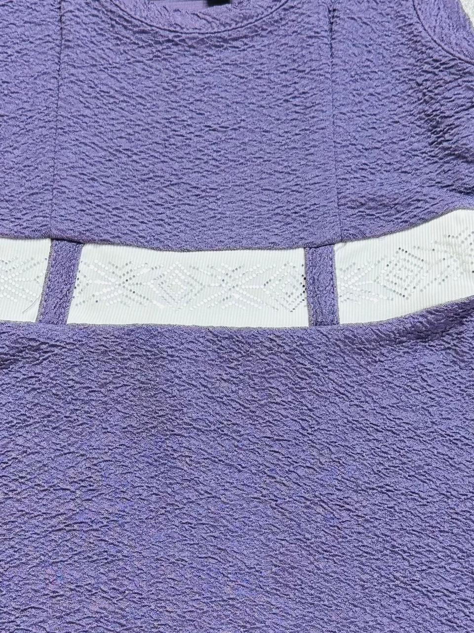 Girls Purple Imported Crush Dress (Without Bag) [GD-5780] (1-6Years)