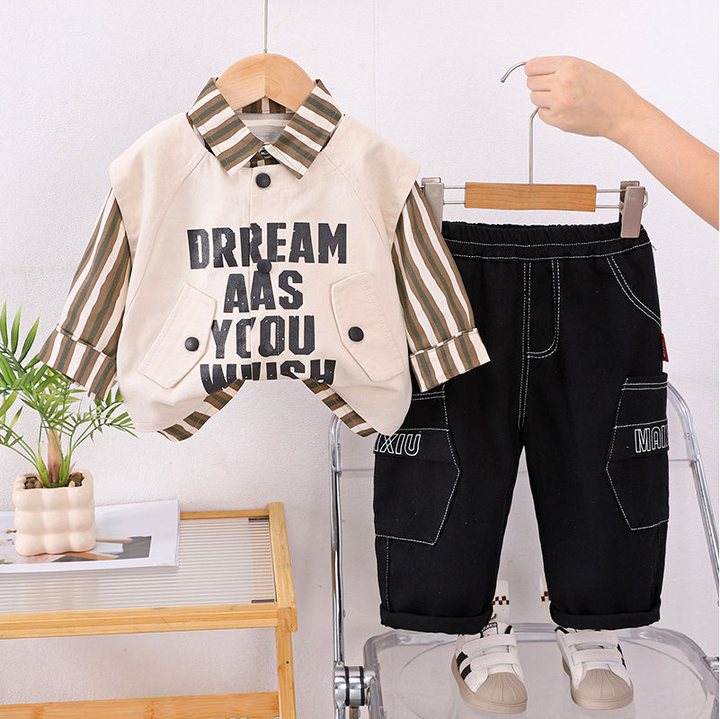 Boys 3 Piece Co-Ord Set [BT-6576] [2 - 7 Years]