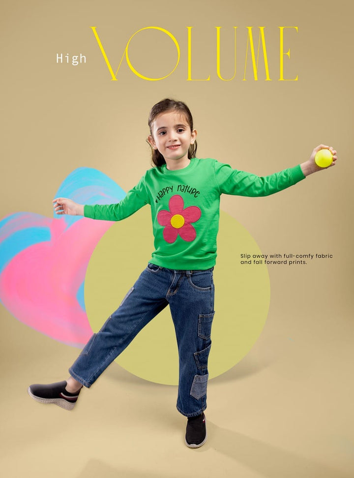 Girl’s  Full Sleeves Top  [GT-531] (2-8Years)