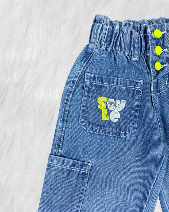 Girls Wide Leg Jeans [GJ-937] (1-6Years)
