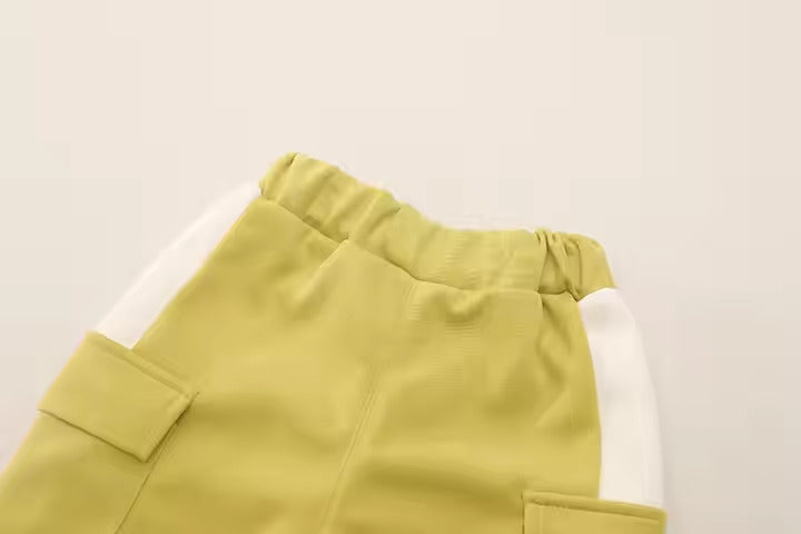 Boys  Imported Yellow Co-Ord Set [BT-7161] [1 - 5Years]