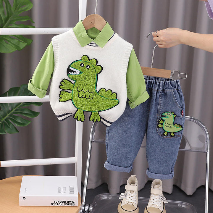 Boys Impored Green Co-Ord Set [BT-6890] [1 - 5Years]