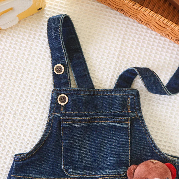 Unisex Impored Brown Dungaree [BT-6889] [1 - 5Years]