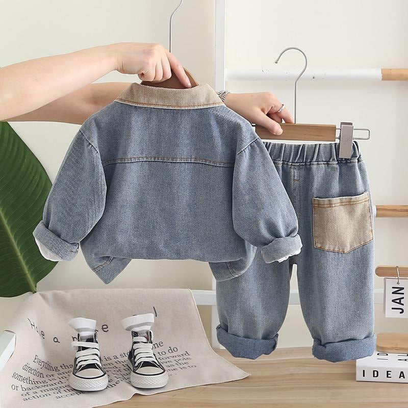 Boys Impored Blue Co-Ord Set [BT-6885] [1 - 5Years]