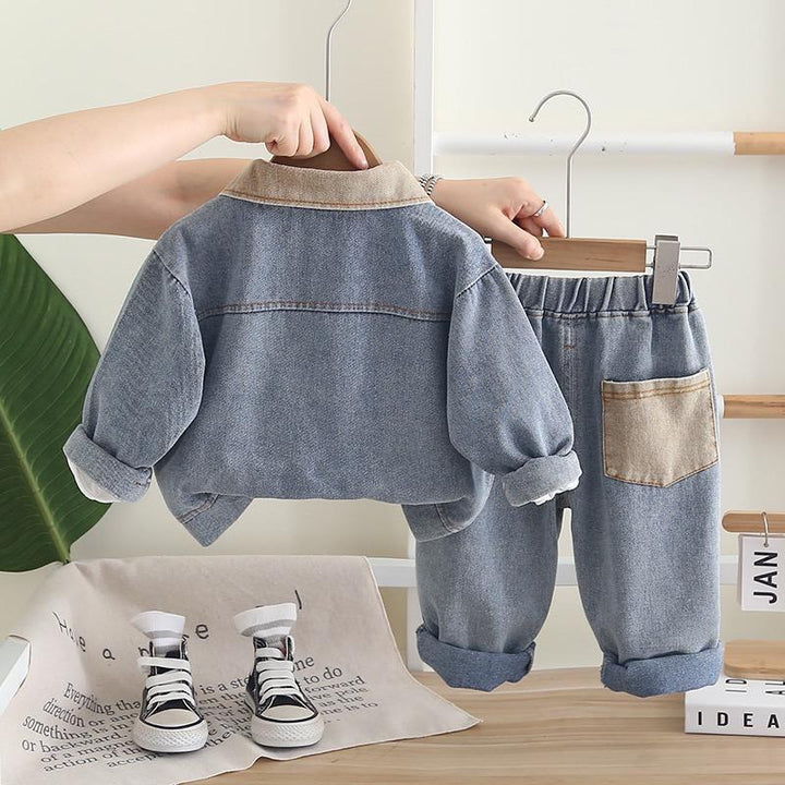 Boys Impored Blue Co-Ord Set [BT-6885] [1 - 5Years]