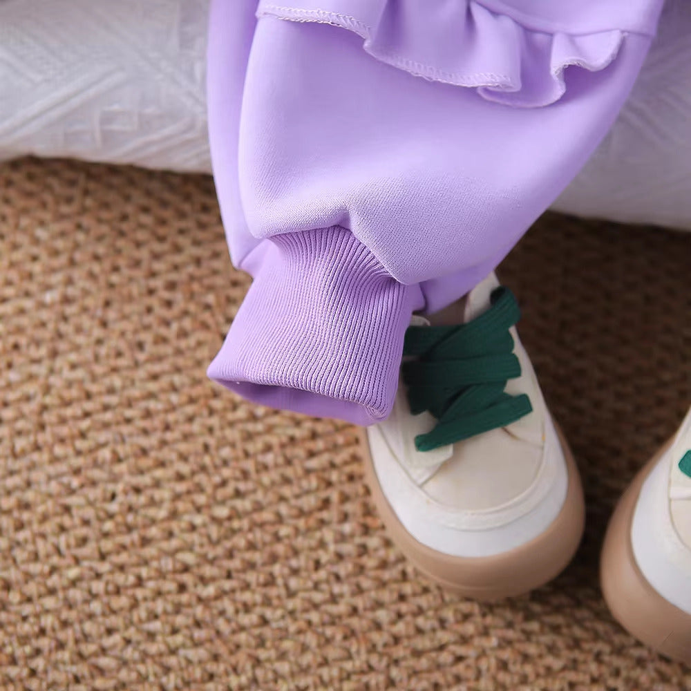Girl's Imported Lavender Co-Ord Set [GCS-6862] (1-6 Years)